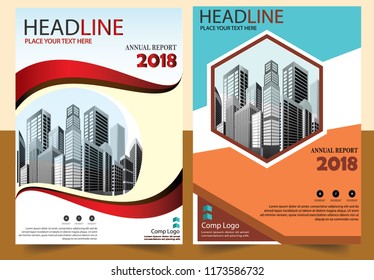 Business abstract vector template Brochure design cover modern layout annual report
poster flyer in A4 with colorful triangles geometric shapes for tech science market with light background