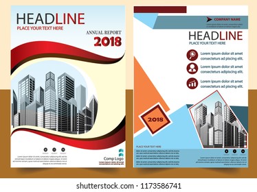 Business abstract vector template Brochure design cover modern layout annual report
poster flyer in A4 with colorful triangles geometric shapes for tech science market with light background