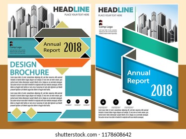 Business abstract vector template Brochure design cover modern layout annual report
poster flyer in A4 with colorful triangles geometric shapes for tech science market with light background
