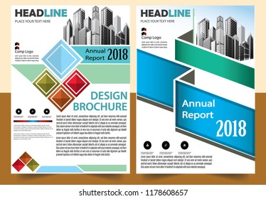 Business abstract vector template Brochure design cover modern layout annual report
poster flyer in A4 with colorful triangles geometric shapes for tech science market with light background
