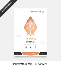 Business abstract vector template. Brochure design, cover modern layout, annual report, poster, flyer in A4 with colourful triangles, geometric shapes for tech, science, market with light background.