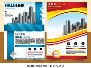 Business abstract vector template Brochure design cover modern layout annual report
poster flyer in A4 with colorful triangles geometric shapes for tech science market with light background