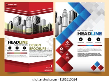 Business abstract vector template Brochure design cover modern layout annual report
poster flyer in A4 with colorful triangles geometric shapes for tech science market with light background