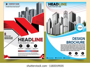 Business abstract vector template Brochure design cover modern layout annual report
poster flyer in A4 with colorful triangles geometric shapes for tech science market with light background