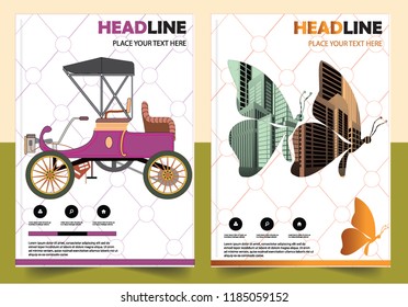 Business abstract vector template Brochure design cover modern layout annual report
poster flyer in A4 with colorful triangles geometric shapes for tech science market with light background
