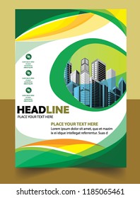 Business abstract vector template Brochure design cover modern layout annual report
poster flyer in A4 with colorful triangles geometric shapes for tech science market with light background
