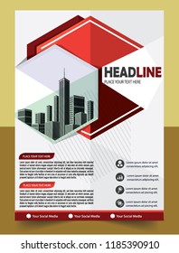 Business abstract vector template Brochure design cover modern layout annual report
poster flyer in A4 with colorful triangles geometric shapes for tech science market with light background

