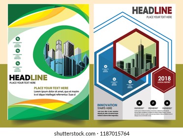 Business abstract vector template Brochure design cover modern layout annual report
poster flyer in A4 with colorful triangles geometric shapes for tech science market with light background