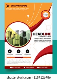 Business abstract vector template Brochure design cover modern layout annual report
poster flyer in A4 with colorful triangles geometric shapes for tech science market with light background

