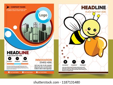 Business abstract vector template Brochure design cover modern layout annual report
poster flyer in A4 with colorful triangles geometric shapes for tech science market with light background
