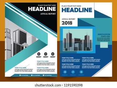Business abstract vector template Brochure design cover modern layout annual report
poster flyer in A4 with colorful triangles geometric shapes for tech science market with light background

