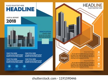 Business abstract vector template Brochure design cover modern layout annual report
poster flyer in A4 with colorful triangles geometric shapes for tech science market with light background

