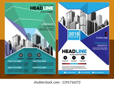 Business abstract vector template Brochure design cover modern layout annual report
poster flyer in A4 with colorful triangles geometric shapes for tech science market with light background