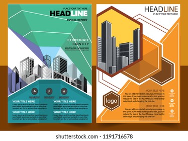 Business abstract vector template Brochure design cover modern layout annual report
poster flyer in A4 with colorful triangles geometric shapes for tech science market with light background