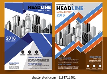 Business abstract vector template Brochure design cover modern layout annual report
poster flyer in A4 with colorful triangles geometric shapes for tech science market with light background