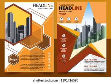 Business abstract vector template Brochure design cover modern layout annual report
poster flyer in A4 with colorful triangles geometric shapes for tech science market with light background