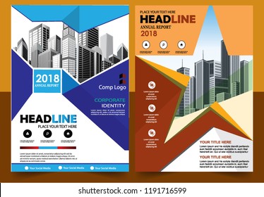 Business abstract vector template Brochure design cover modern layout annual report
poster flyer in A4 with colorful triangles geometric shapes for tech science market with light background