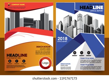 Business abstract vector template Brochure design cover modern layout annual report
poster flyer in A4 with colorful triangles geometric shapes for tech science market with light background