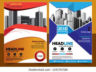 Business abstract vector template Brochure design cover modern layout annual report
poster flyer in A4 with colorful triangles geometric shapes for tech science market with light background