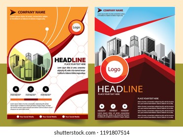Business abstract vector template Brochure design cover modern layout annual report
poster flyer in A4 with colorful triangles geometric shapes for tech science market with light background

