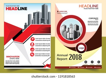 Business abstract vector template Brochure design cover modern layout annual report
poster flyer in A4 with colorful triangles geometric shapes for tech science market with light background
