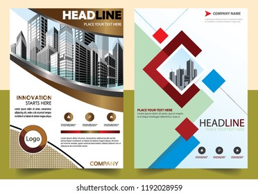 Business abstract vector template Brochure design cover modern layout annual report
poster flyer in A4 with colorful triangles geometric shapes for tech science market with light back