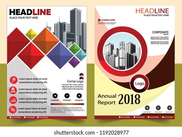 Business abstract vector template Brochure design cover modern layout annual report
poster flyer in A4 with colorful triangles geometric shapes for tech science market with light back