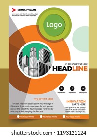 Business abstract vector template Brochure design cover modern layout annual report
poster flyer in A4 with colorful triangles geometric shapes for tech science market with light background