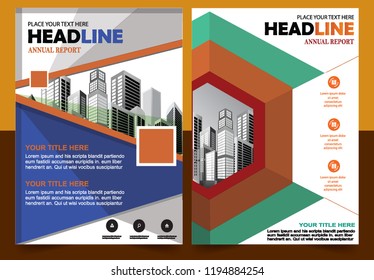 Business abstract vector template Brochure design cover modern layout annual report
poster flyer in A4 with colorful triangles geometric shapes for tech science market with light background