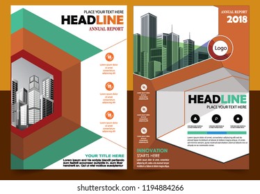 Business abstract vector template Brochure design cover modern layout annual report
poster flyer in A4 with colorful triangles geometric shapes for tech science market with light background
