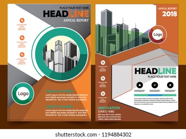 Business abstract vector template Brochure design cover modern layout annual report
poster flyer in A4 with colorful triangles geometric shapes for tech science market with light background