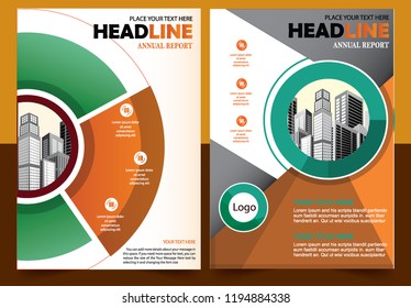 Business abstract vector template Brochure design cover modern layout annual report
poster flyer in A4 with colorful triangles geometric shapes for tech science market with light background