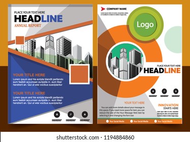 Business abstract vector template Brochure design cover modern layout annual report
poster flyer in A4 with colorful triangles geometric shapes for tech science market with light background