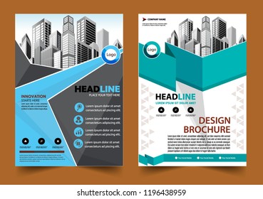 Business abstract vector template Brochure design cover modern layout annual report
poster flyer in A4 with colorful triangles geometric shapes for tech science market with light background