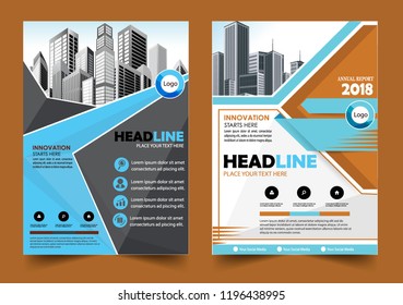 Business abstract vector template Brochure design cover modern layout annual report
poster flyer in A4 with colorful triangles geometric shapes for tech science market with light background