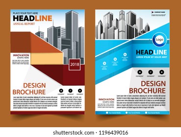 Business abstract vector template Brochure design cover modern layout annual report
poster flyer in A4 with colorful triangles geometric shapes for tech science market with light background