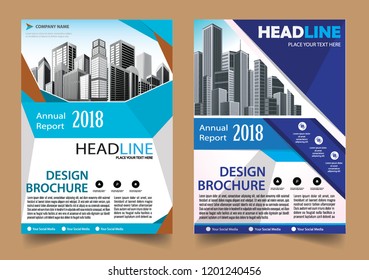 Business abstract vector template Brochure design cover modern layout annual report
poster flyer in A4 with colorful triangles geometric shapes for tech science market with light background