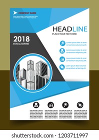 Business abstract vector template Brochure design cover modern layout annual report
poster flyer in A4 with colorful triangles geometric shapes for tech science market with light background
