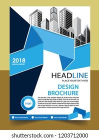 Business abstract vector template Brochure design cover modern layout annual report
poster flyer in A4 with colorful triangles geometric shapes for tech science market with light background