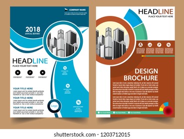 Business abstract vector template Brochure design cover modern layout annual report
poster flyer in A4 with colorful triangles geometric shapes for tech science market with light background