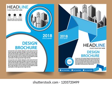 Business abstract vector template Brochure design cover modern layout annual report
poster flyer in A4 with colorful triangles geometric shapes for tech science market with light background