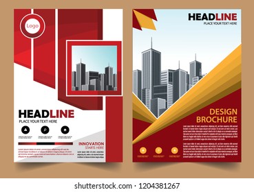 Business abstract vector template Brochure design cover modern layout annual report
poster flyer in A4 with colorful triangles geometric shapes for tech science market with light background