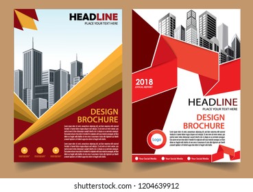 Business abstract vector template Brochure design cover modern layout annual report
poster flyer in A4 with colorful triangles geometric shapes for tech science market with light background