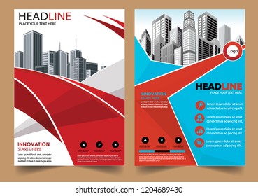 Business abstract vector template Brochure design cover modern layout annual report
poster flyer in A4 with colorful triangles geometric shapes for tech science market with light background