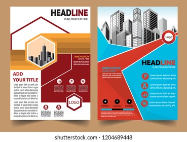 Business abstract vector template Brochure design cover modern layout annual report
poster flyer in A4 with colorful triangles geometric shapes for tech science market with light background