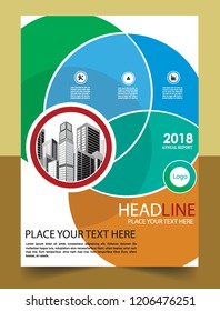 Business abstract vector template Brochure design cover modern layout annual report
poster flyer in A4 with colorful triangles geometric shapes for tech science market with light background