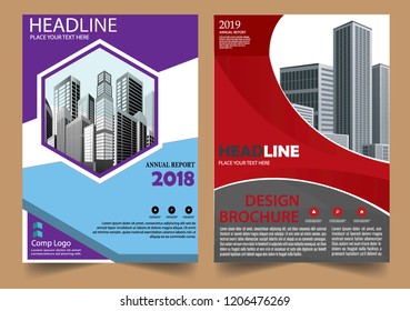 Business abstract vector template Brochure design cover modern layout annual report
poster flyer in A4 with colorful triangles geometric shapes for tech science market with light background