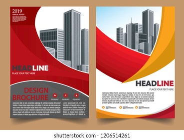 Business abstract vector template Brochure design cover modern layout annual report
poster flyer in A4 with colorful triangles geometric shapes for tech science market with light background