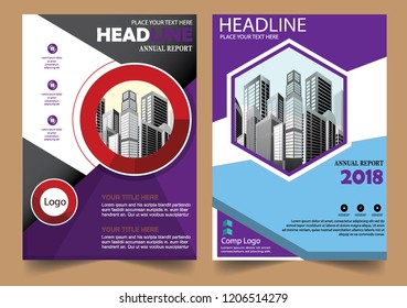 Business abstract vector template Brochure design cover modern layout annual report
poster flyer in A4 with colorful triangles geometric shapes for tech science market with light background