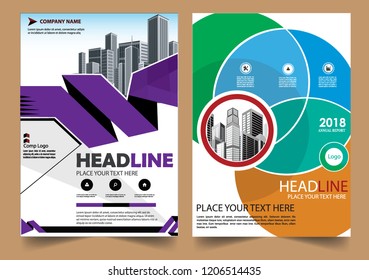 Business abstract vector template Brochure design cover modern layout annual report
poster flyer in A4 with colorful triangles geometric shapes for tech science market with light background